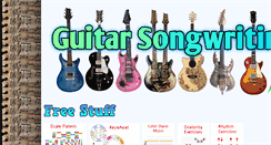 Desktop Screenshot of guitarsongwriting.com