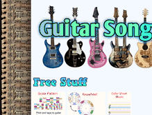 Tablet Screenshot of guitarsongwriting.com